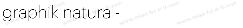 graphik natural字体转换